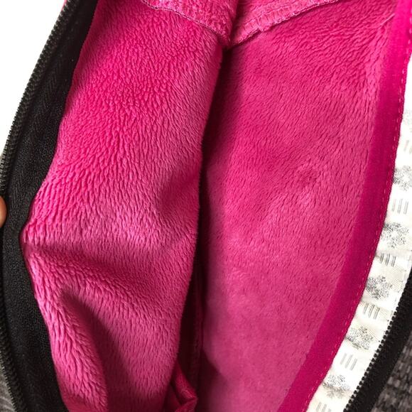 Snozu  pink grey water repellant faux fur lining hooded coat size small - Picture 6 of 9